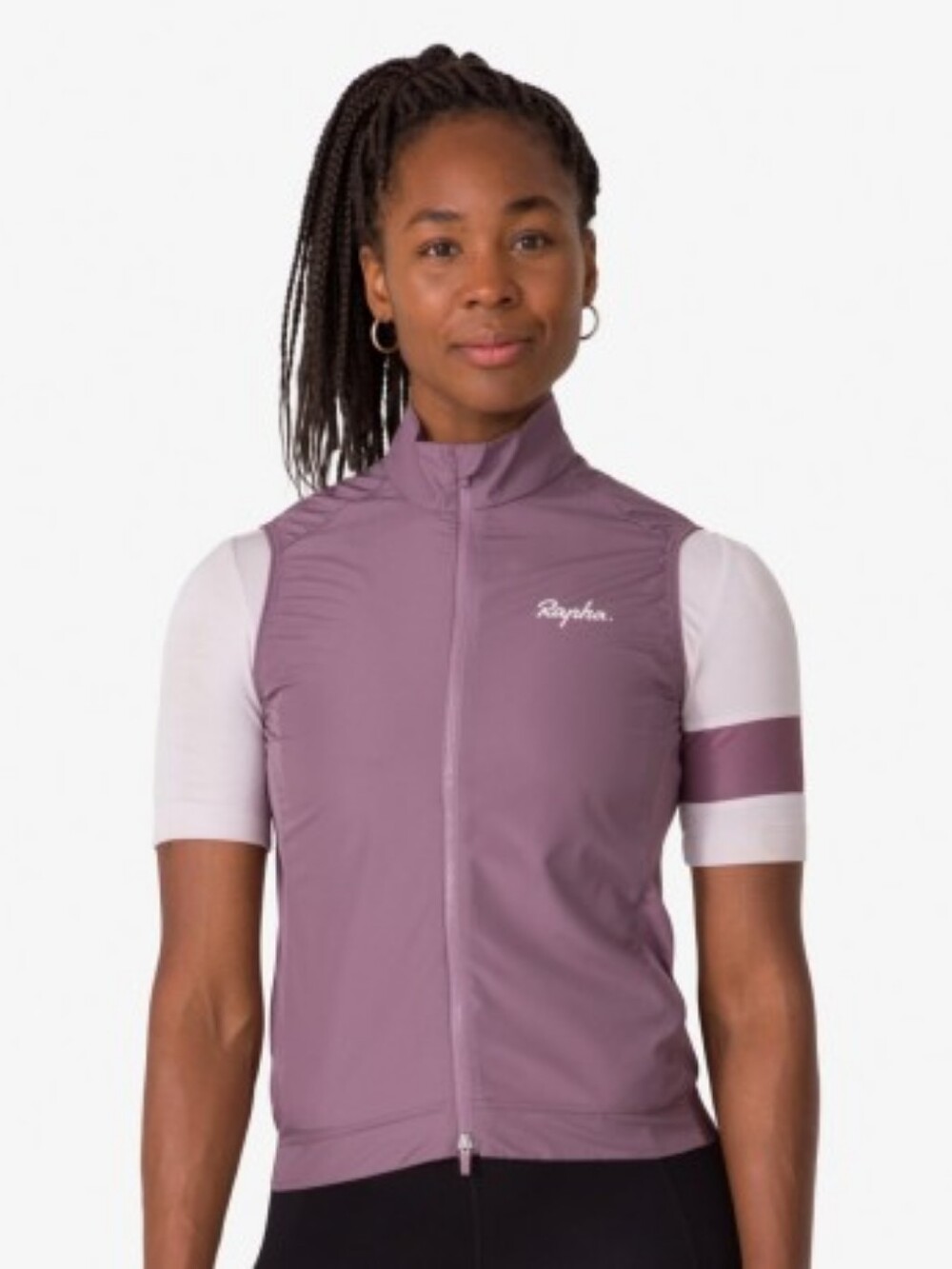Rapha Women's Core Gilet in Dusted Lilac Purple Lightweight Small